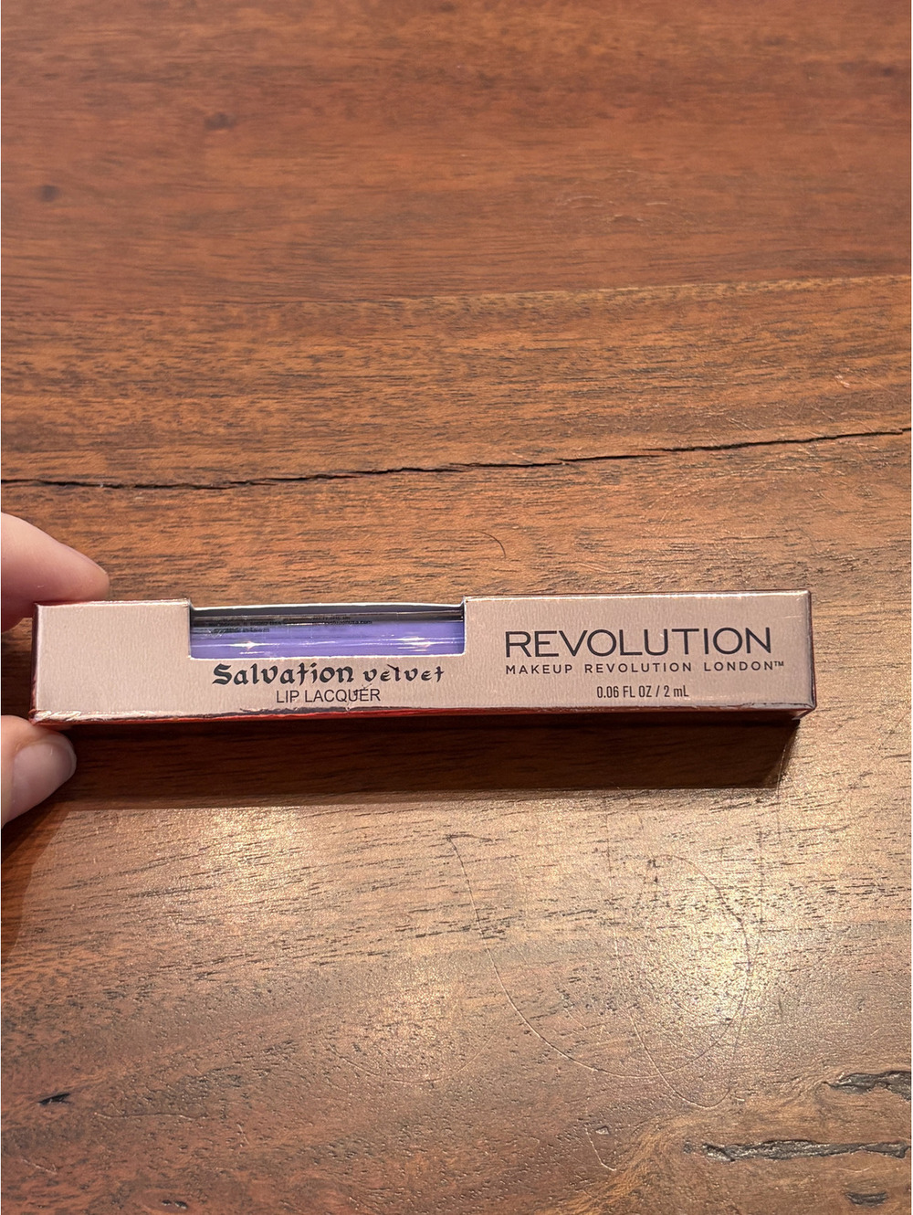 Revolution Salvation Velvet Lip Lacquer Depravity. NEW!